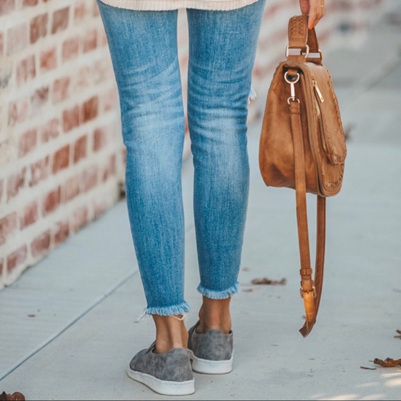 SIZE CLEARANCE-FIRM‼️ Gray Perforated Sneakers - Picture 8 of 8